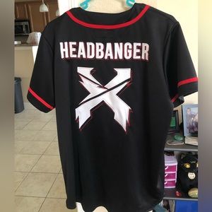 Size small black and red Excision jersey. Hardly won in amazing condition!!
